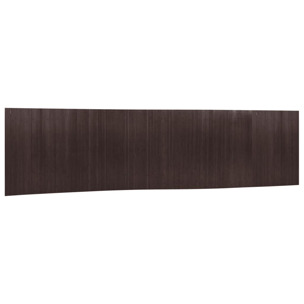 Room Divider Dark Brown 165x800 cm Bamboo